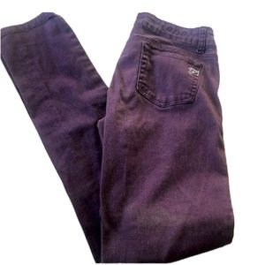 🌞 Hot Topics Bob Purple stretch jeans very cute size 3